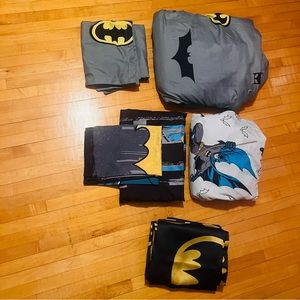 Batman Twin Bedding with Curtains